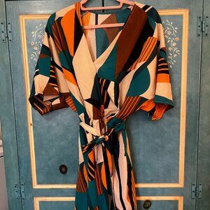 Colorful short romper